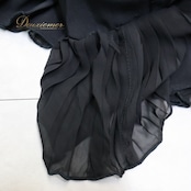 フラメンコ 衣装 ファルダ スカート ブラック系 黒 無地 シンプル ハイウエスト ボランテ フリル プリーツ ペチコート インナー 練習 レッスン 上品 オールブラック ダンス衣装 ステージ イベント