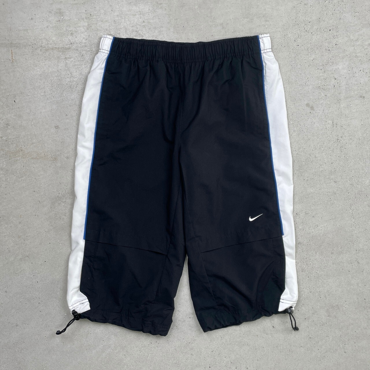 00年代 NIKE ナイキ 七分丈 クロップド ポリエステル トラックパンツ 