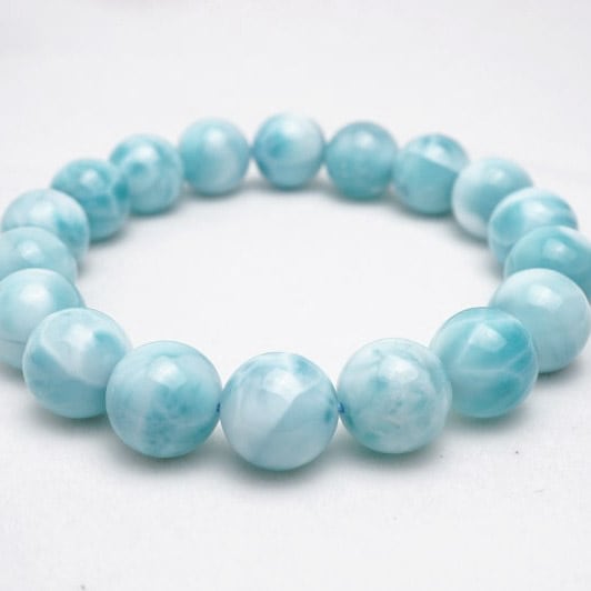 ラリマー ブレスレット 12mm 一点物 111-10169