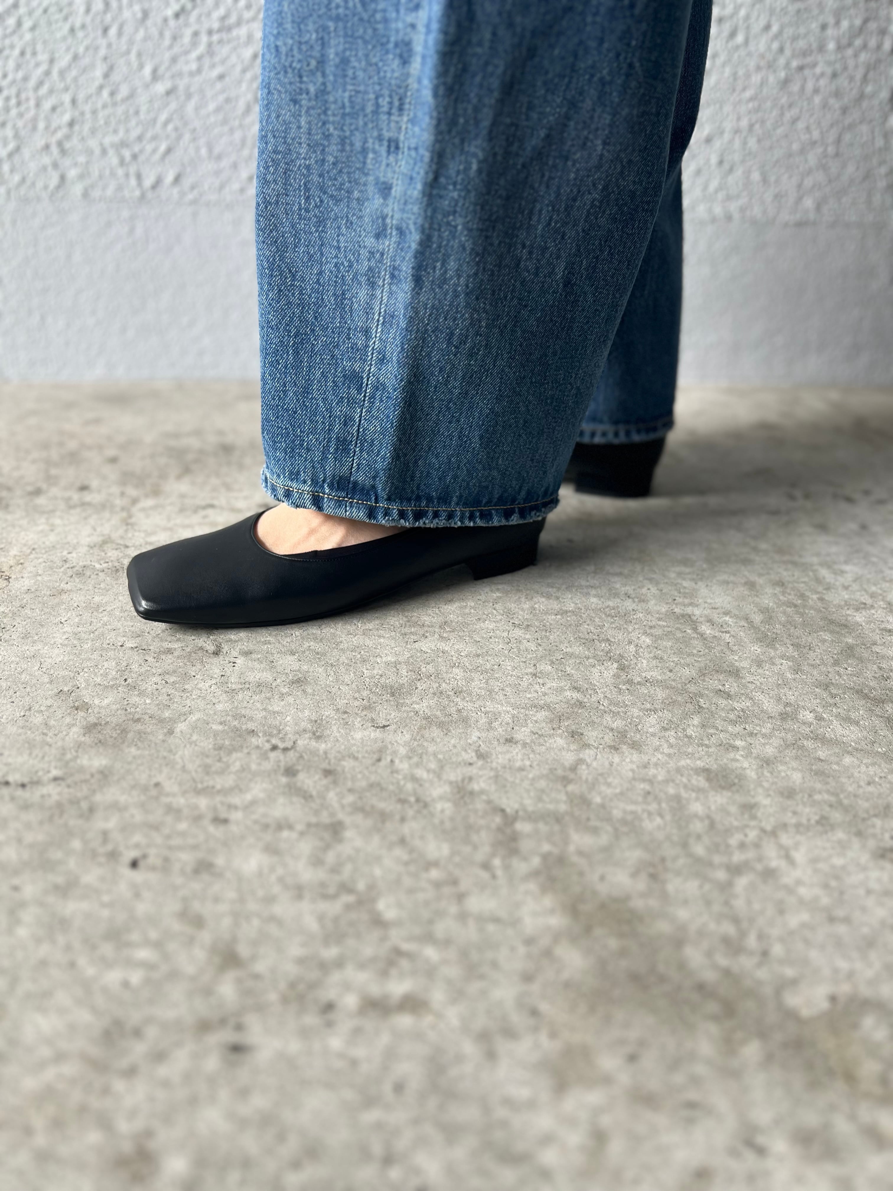 【libero】スクエアトゥ3㎝ヒールパンプス