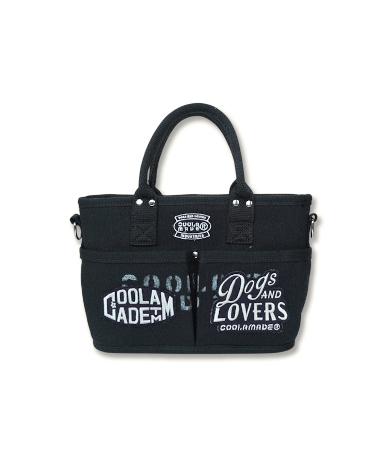 【直営限定ITEM】-TYPE F- パッチ×ペイントコンパクト3wayバッグ (BLACK) CQ-49501H
