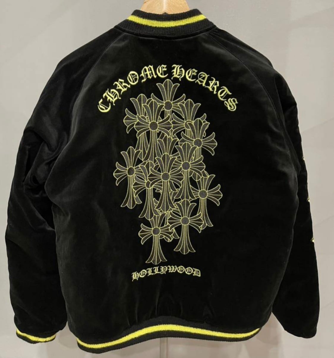 クロムハーツ chrome hearts スカジャン ブルゾン XLブラック