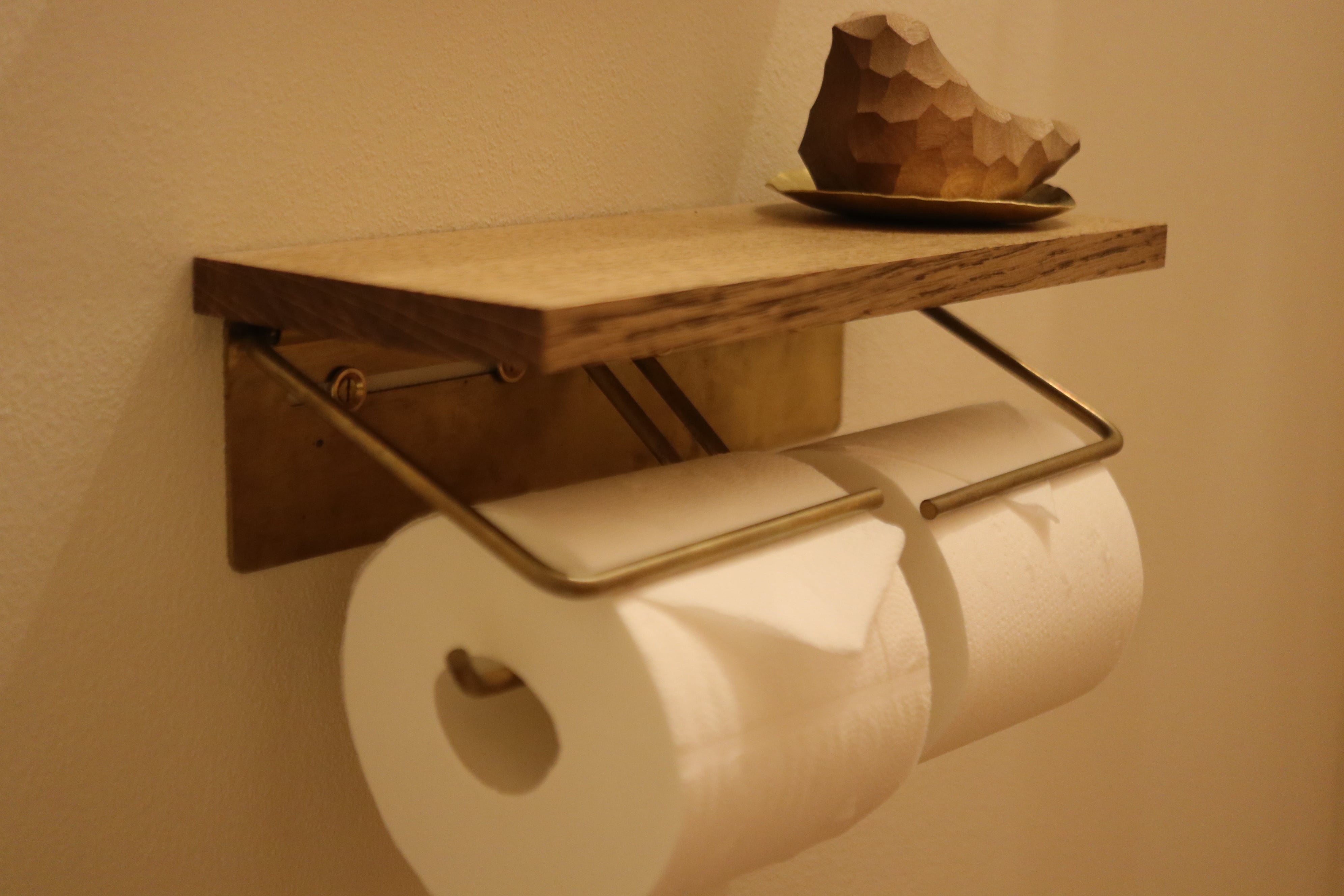 ☆穴あけ不要 取付簡単 トイレットペーパーホルダー 2連 おしゃれ