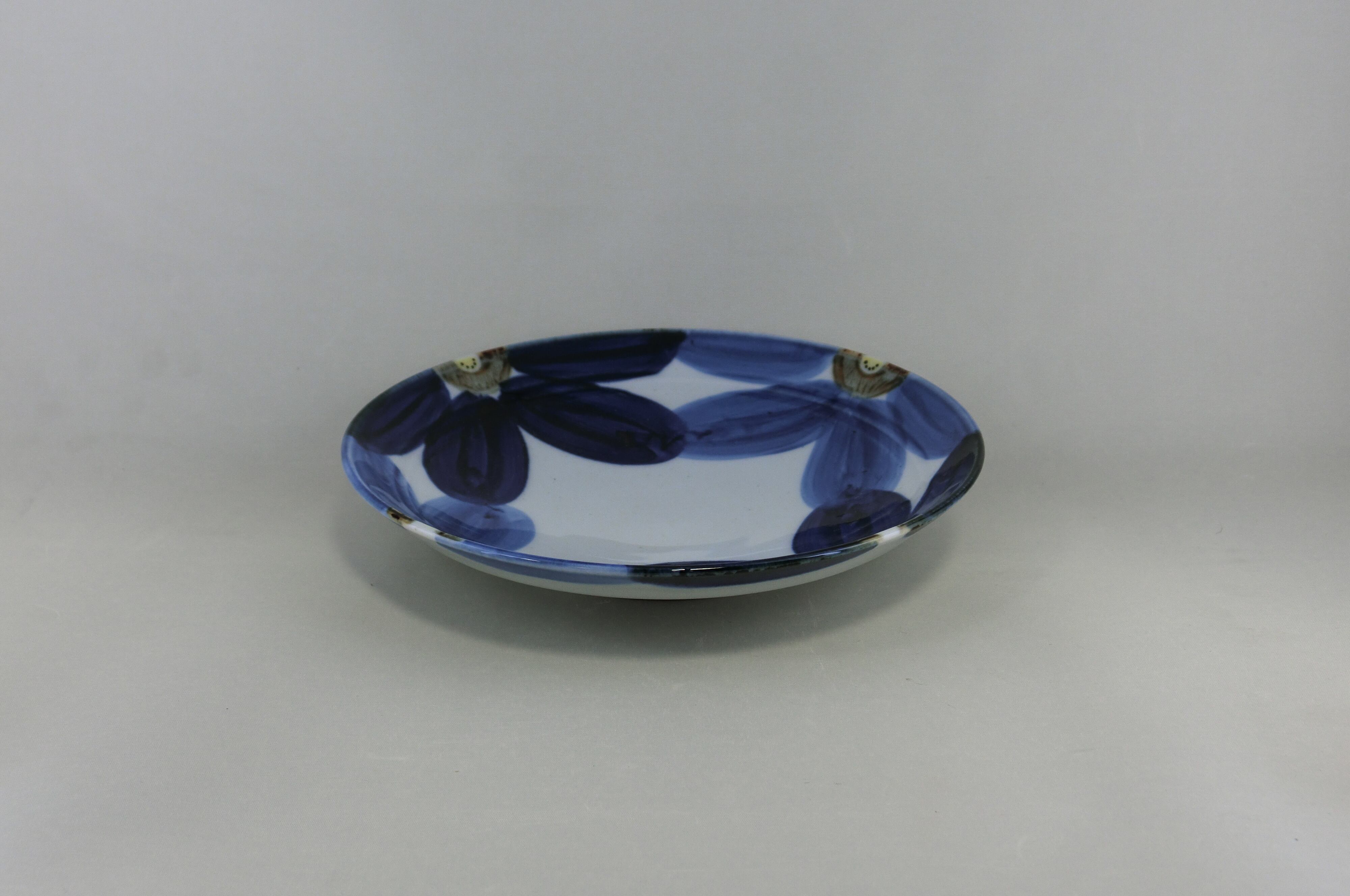 藍花紋　平皿