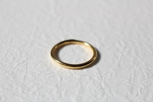 whole simple ring【gold】