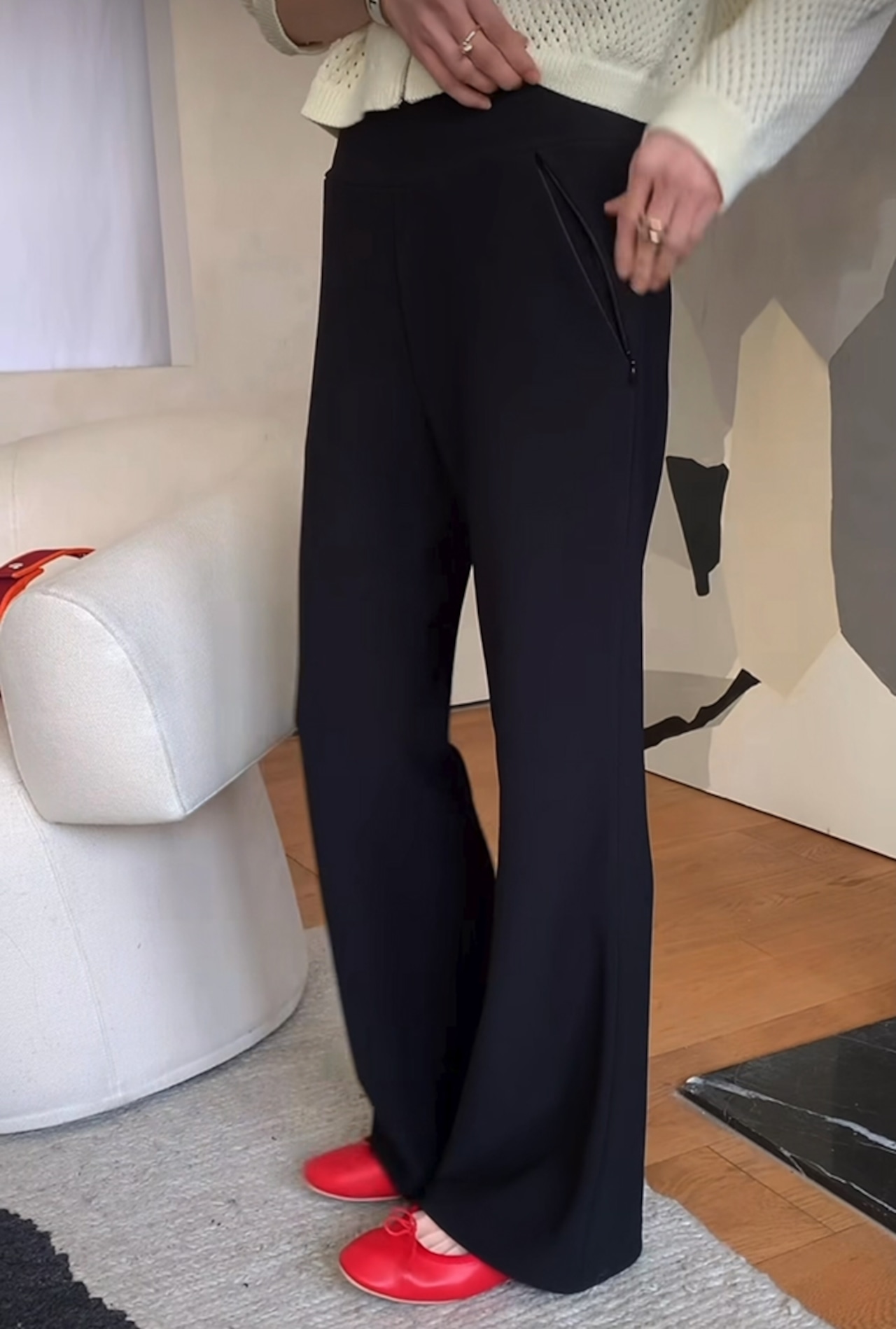 【新作5%OFF・3日間】Stretch Boots-cut Pants_onecolor