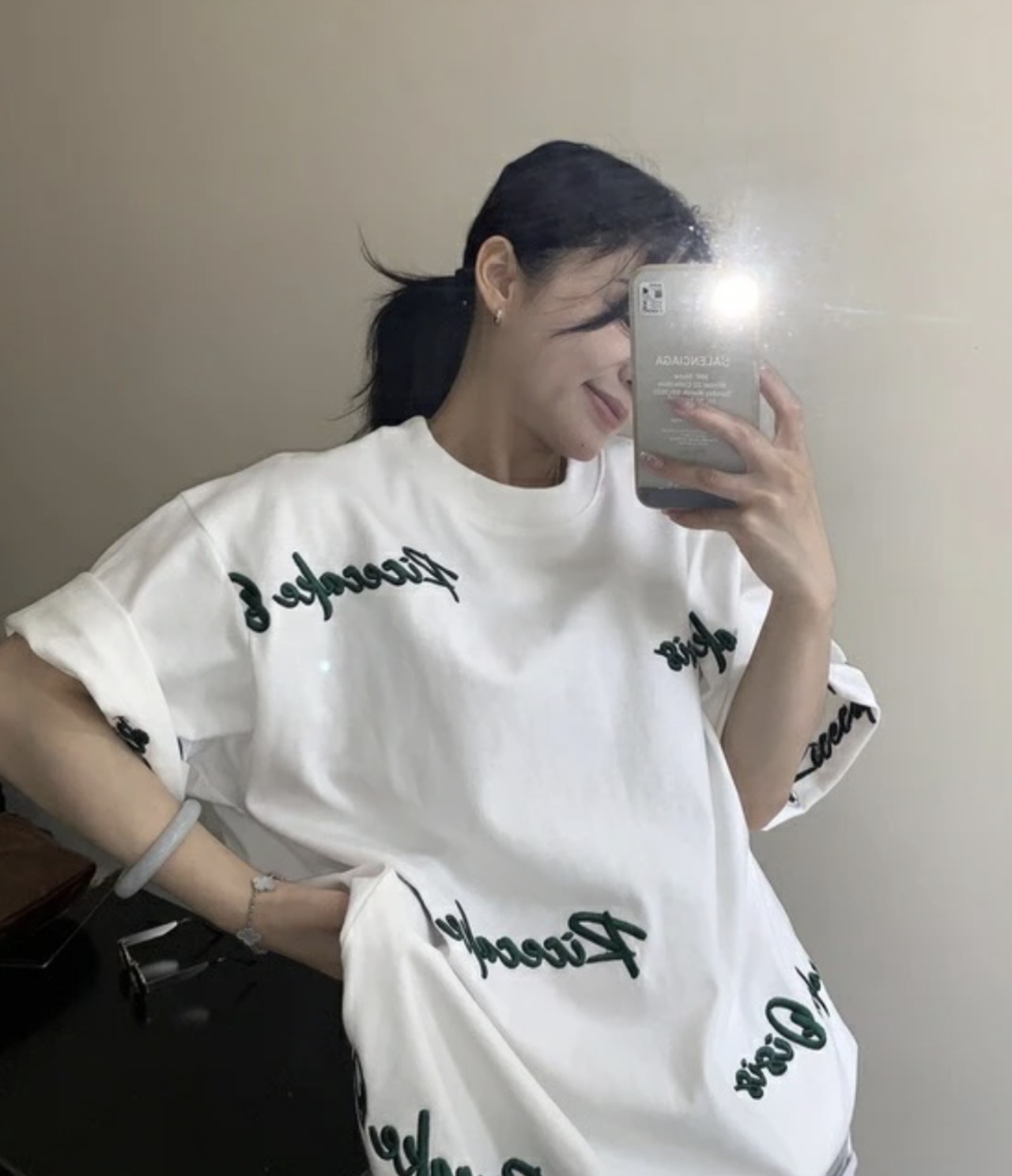 OISIS010 ハイエンド刺繍Tシャツ