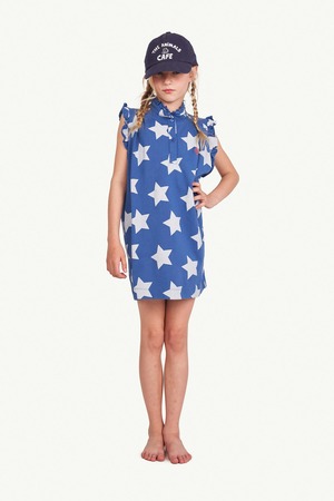 【22SS】the animals observatory ( TAO ) ALBATROS KIDS DRESS blue stars　ワンピース