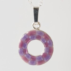 ORNAMENT   grape & purple   - necklace -