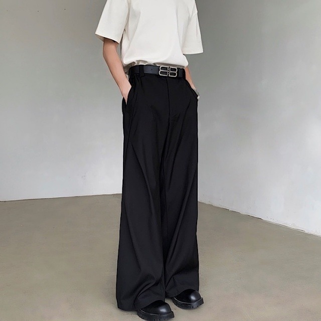 ワイドパンツ （予約販売】パンツ ボトムス メンズ ワイドパンツ 美 