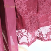 パーティドレス ミニドレス ワンピース LD prime エルディープライム カラオケ クラブ キャバドレス 演奏会 発表会 二次会 レッド系 レース チュール 赤 ワインレッド フラワーレース シック フェミニン 可愛い おしゃれ 洗練された ドレッシー セクシー パーティーコーデ 特別な日 大人女子 着回し 幸せ演出