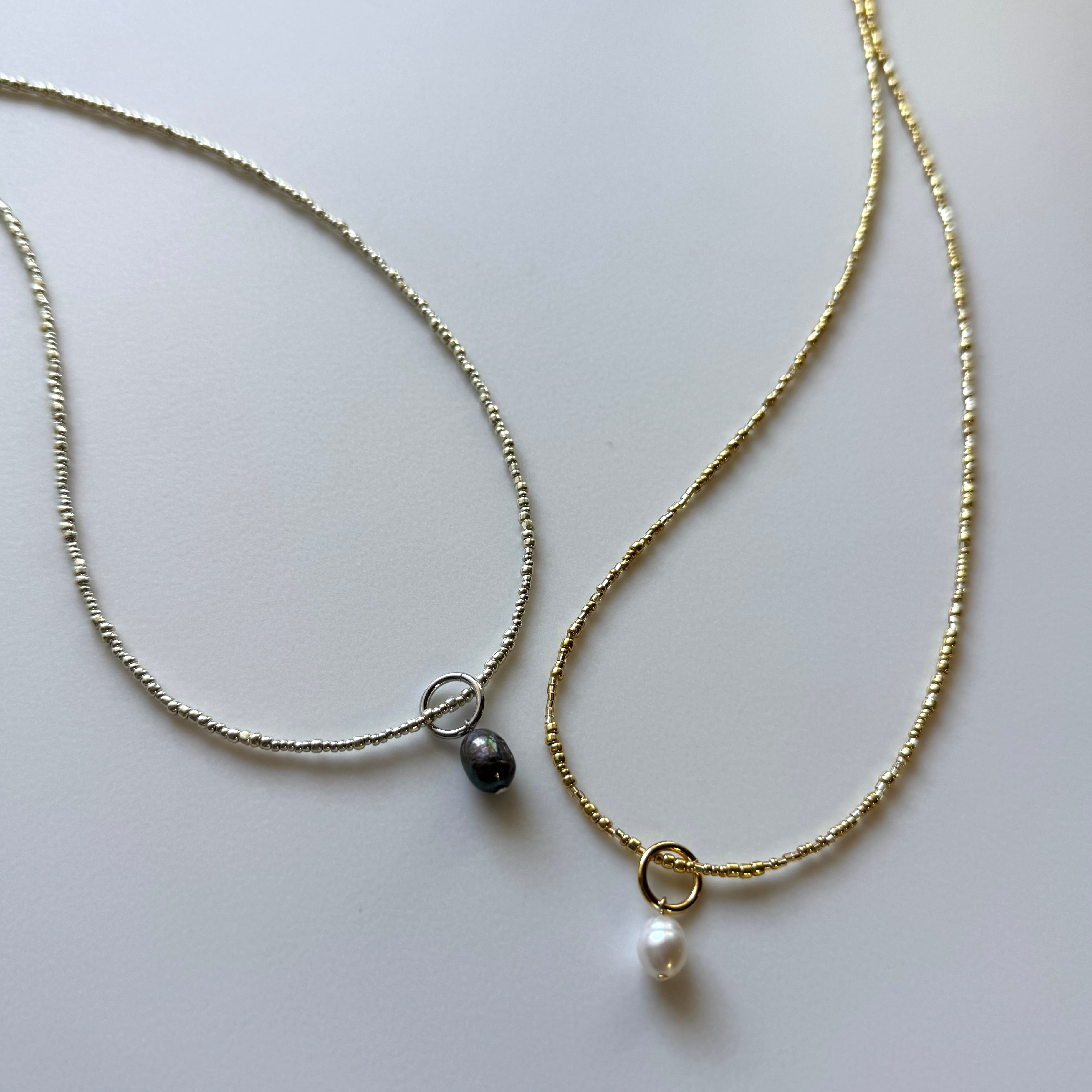 ビーズ×フレッシュパールネックレス | トワミーオンラインショップ