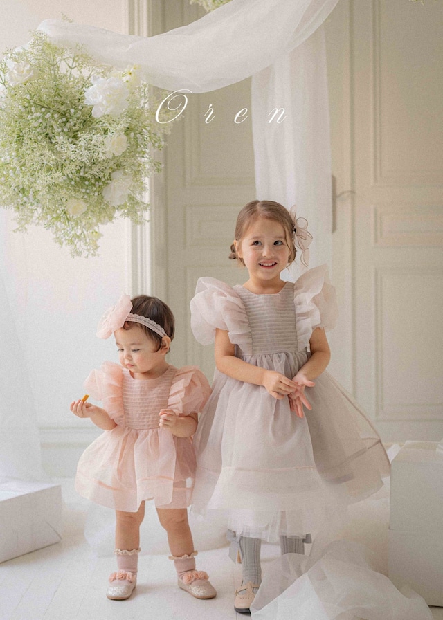 【1/27〆予約】<OREN>  Serena pintuck organza suit