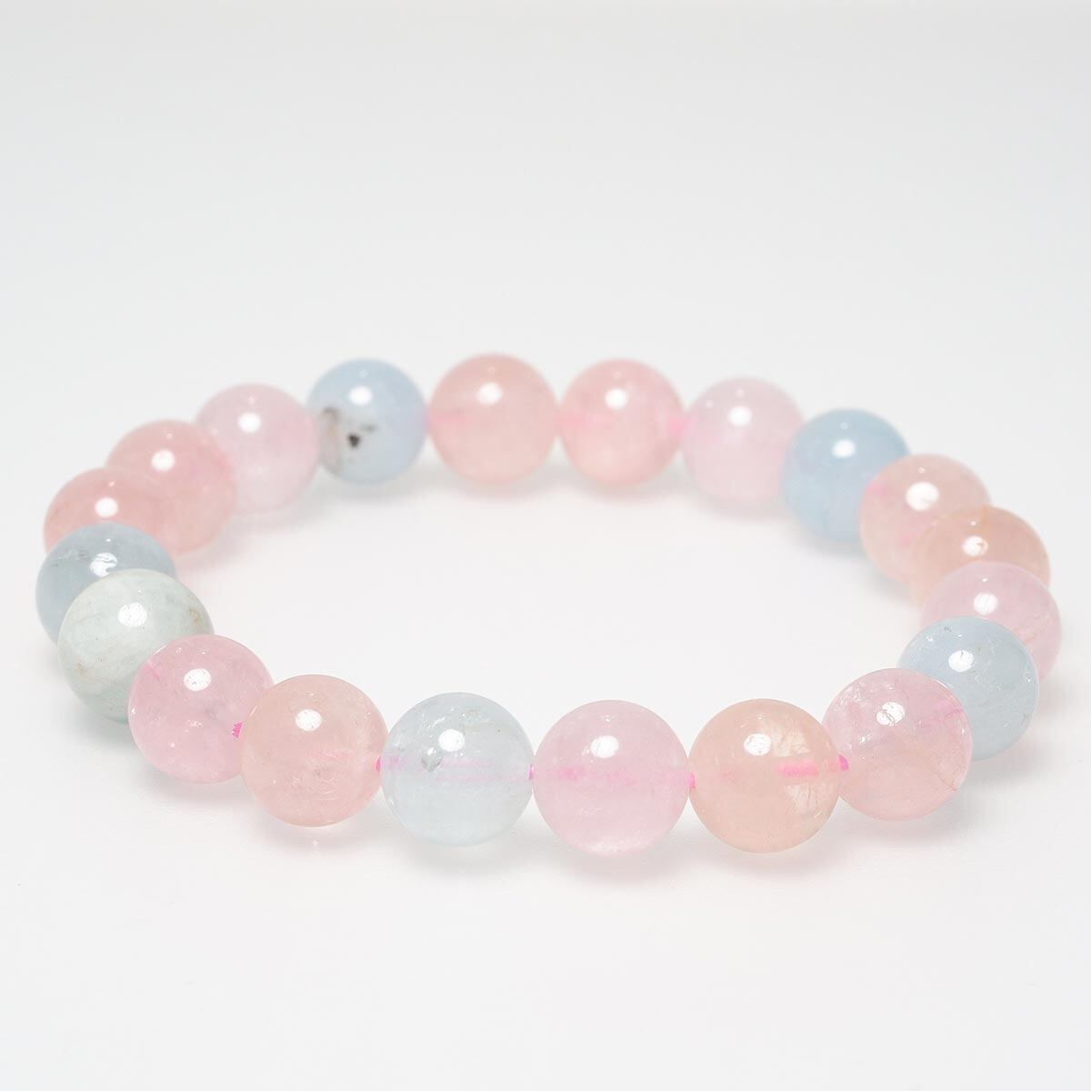 ミックスカラーベリル ブレスレット 10mm  111-2749