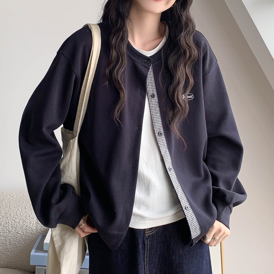 no collar short jacket