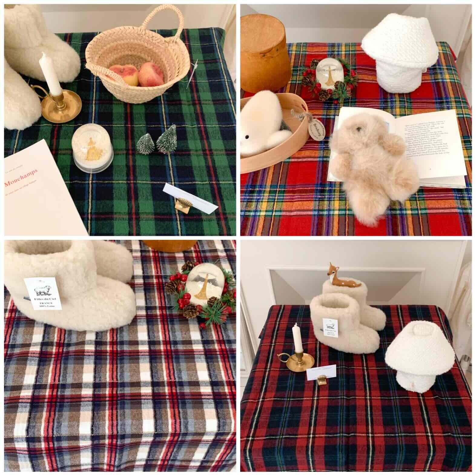 【即納】ニューバリーチェック 先染起毛生地24FW