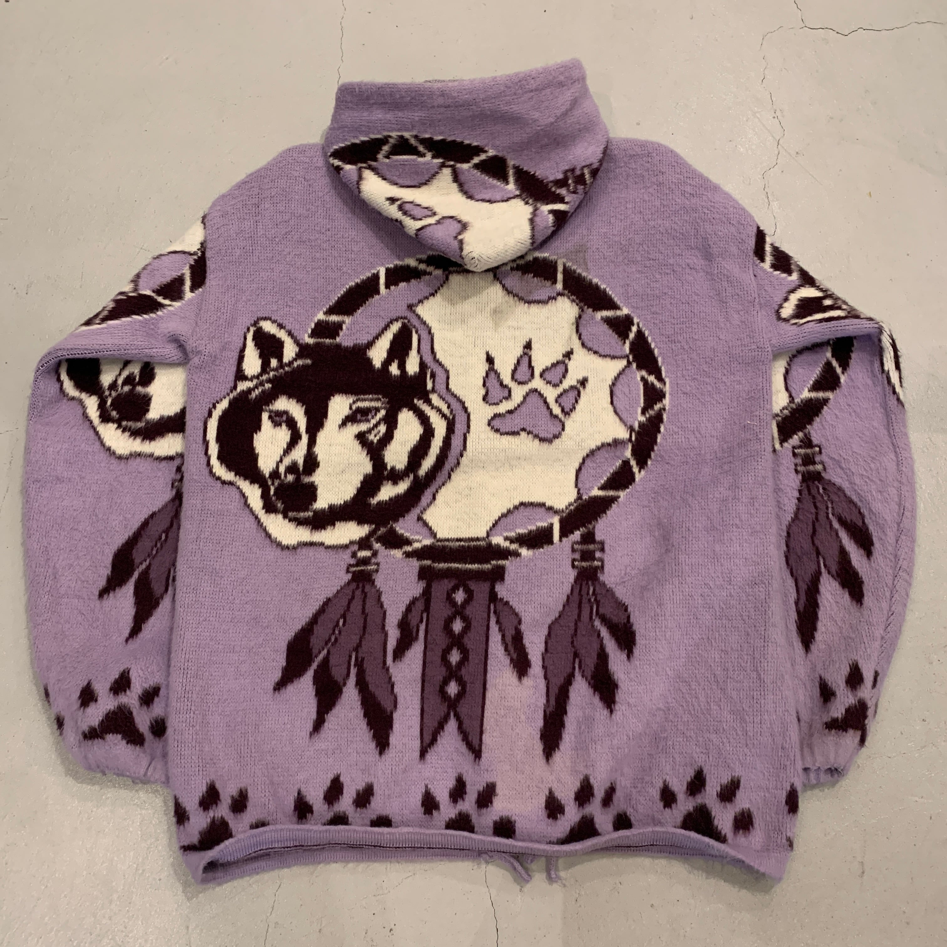 90s TEJIDOS HIMALAYA wool full-zip parka【高円寺店】 | What