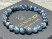 No.1910 ブラックスターアクアマリンブレスレット