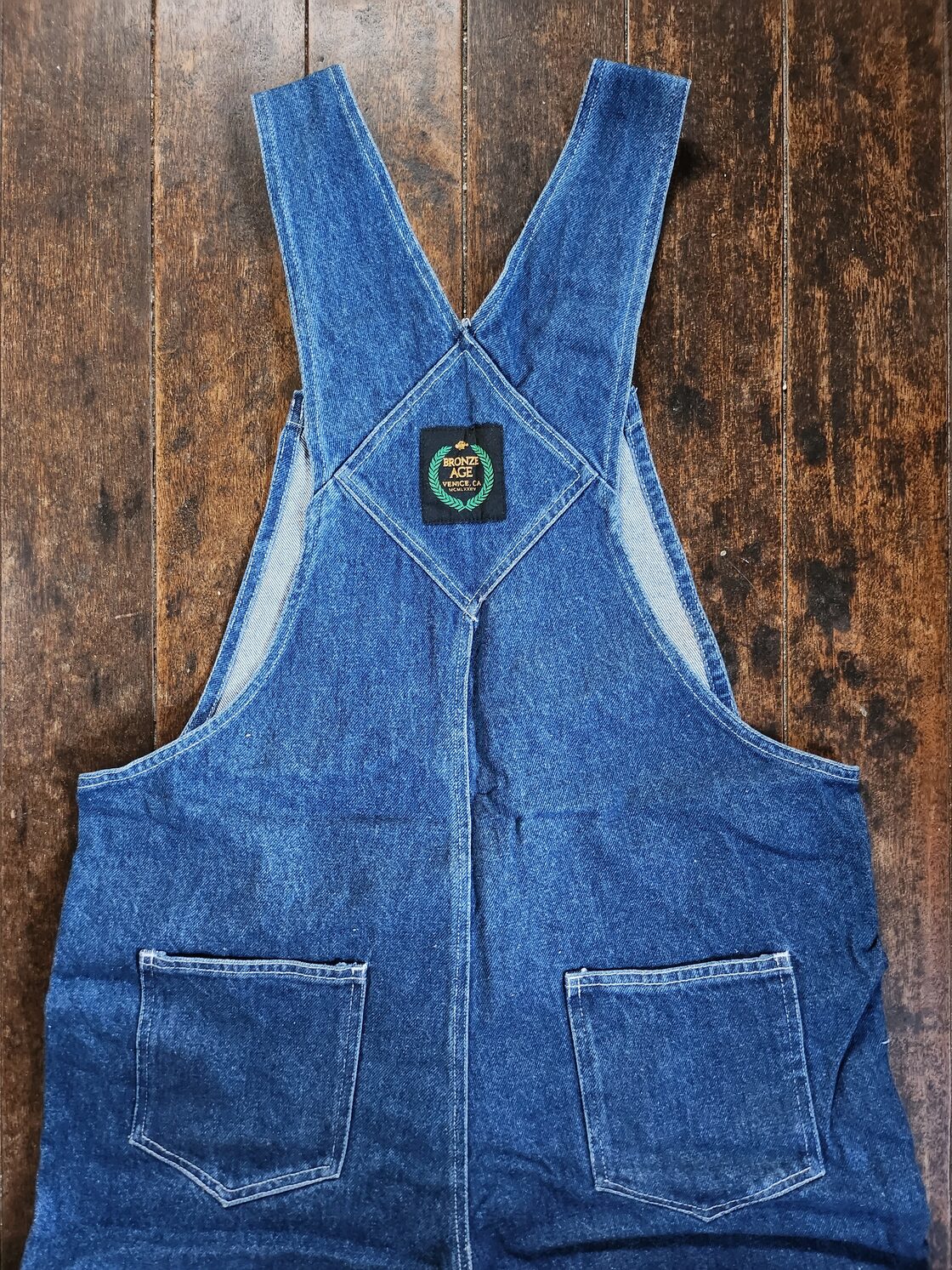 新品 ☆ ブロンズエイジ デニム ショート パンツ オーバーオール 