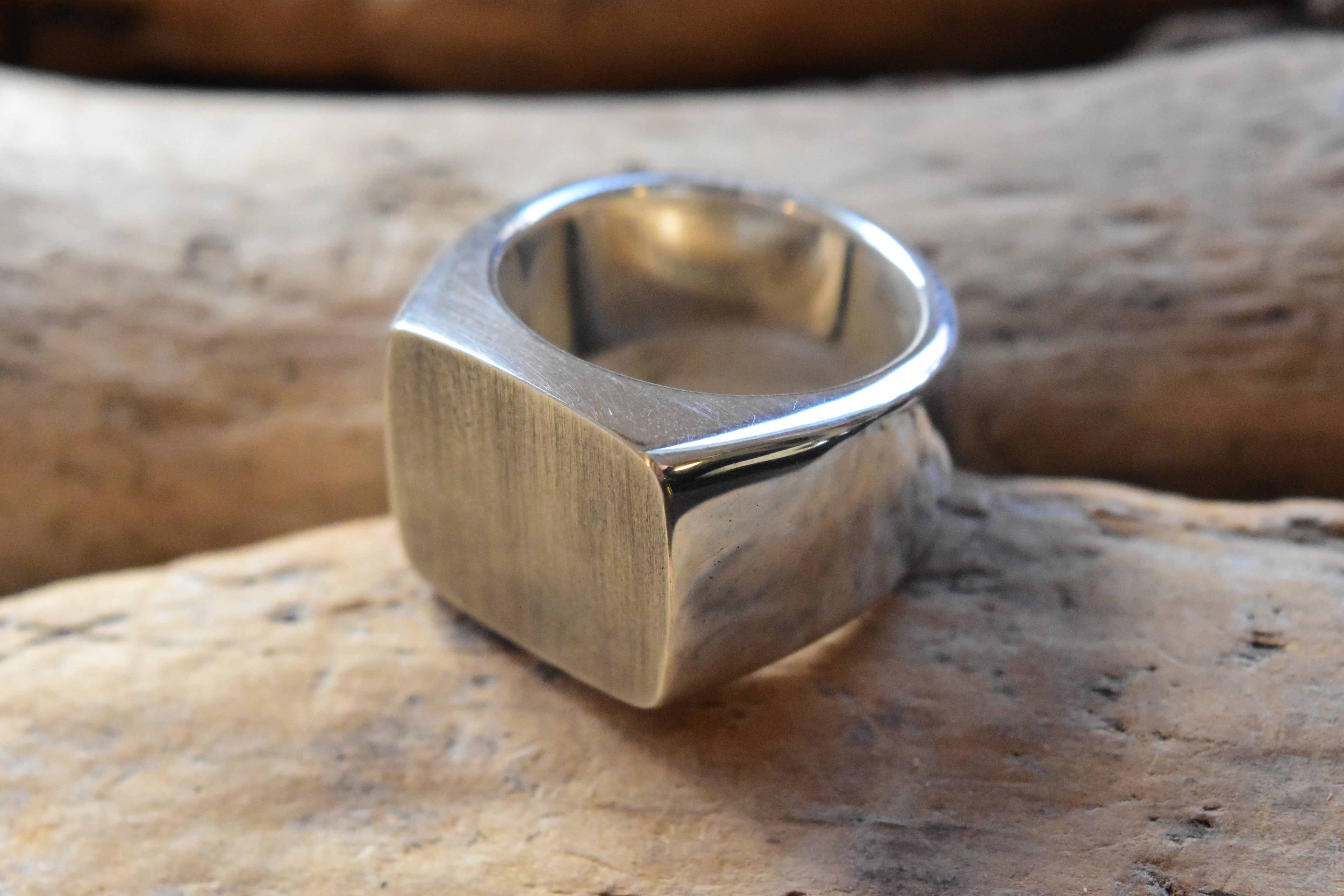印台リング（大） | FARWEST silver smith