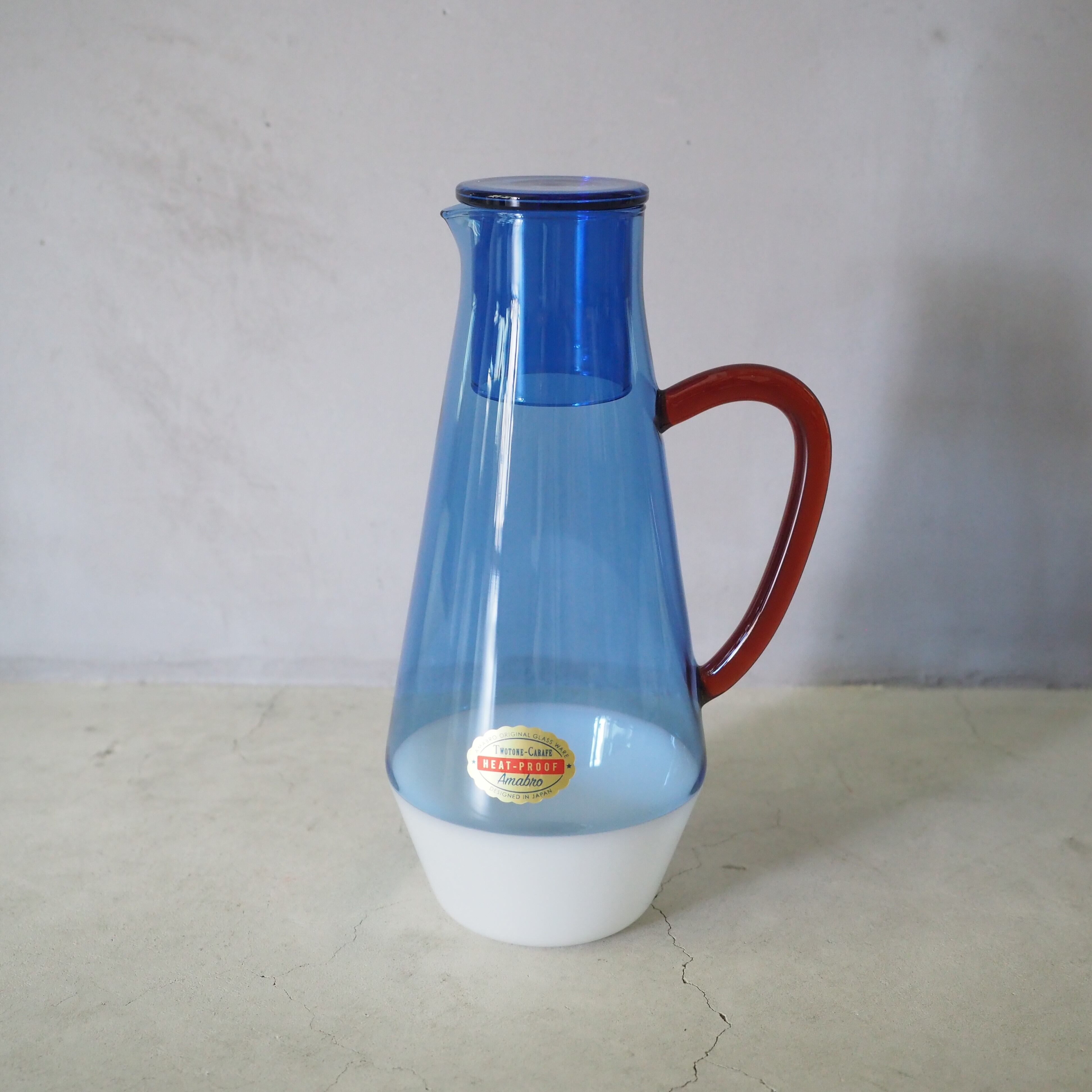TWO TONE CARAFE　Blue