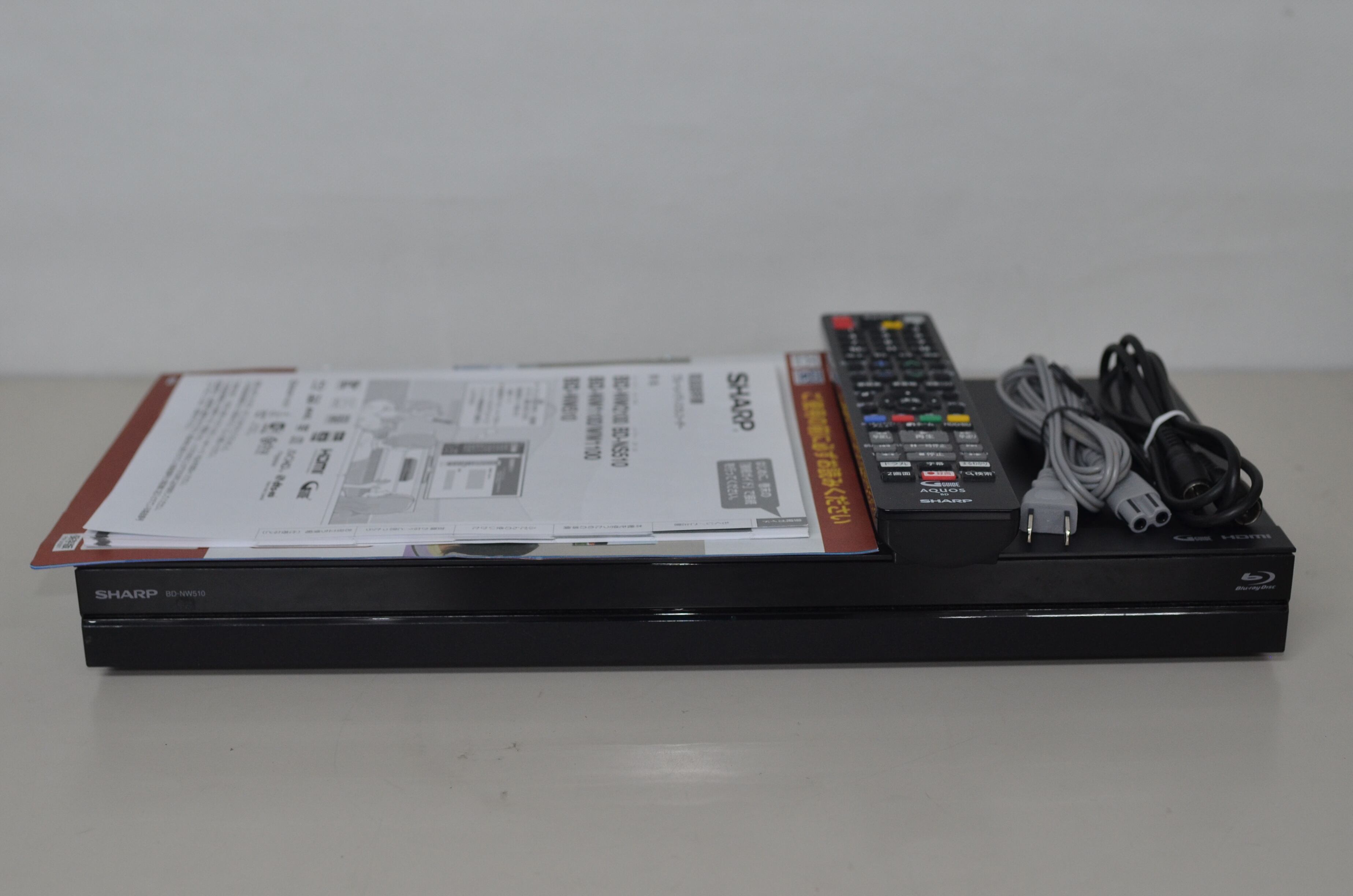 値下【SHARP】ブルーレイディスクレコーダーBD-NW1100 2017年製 中古