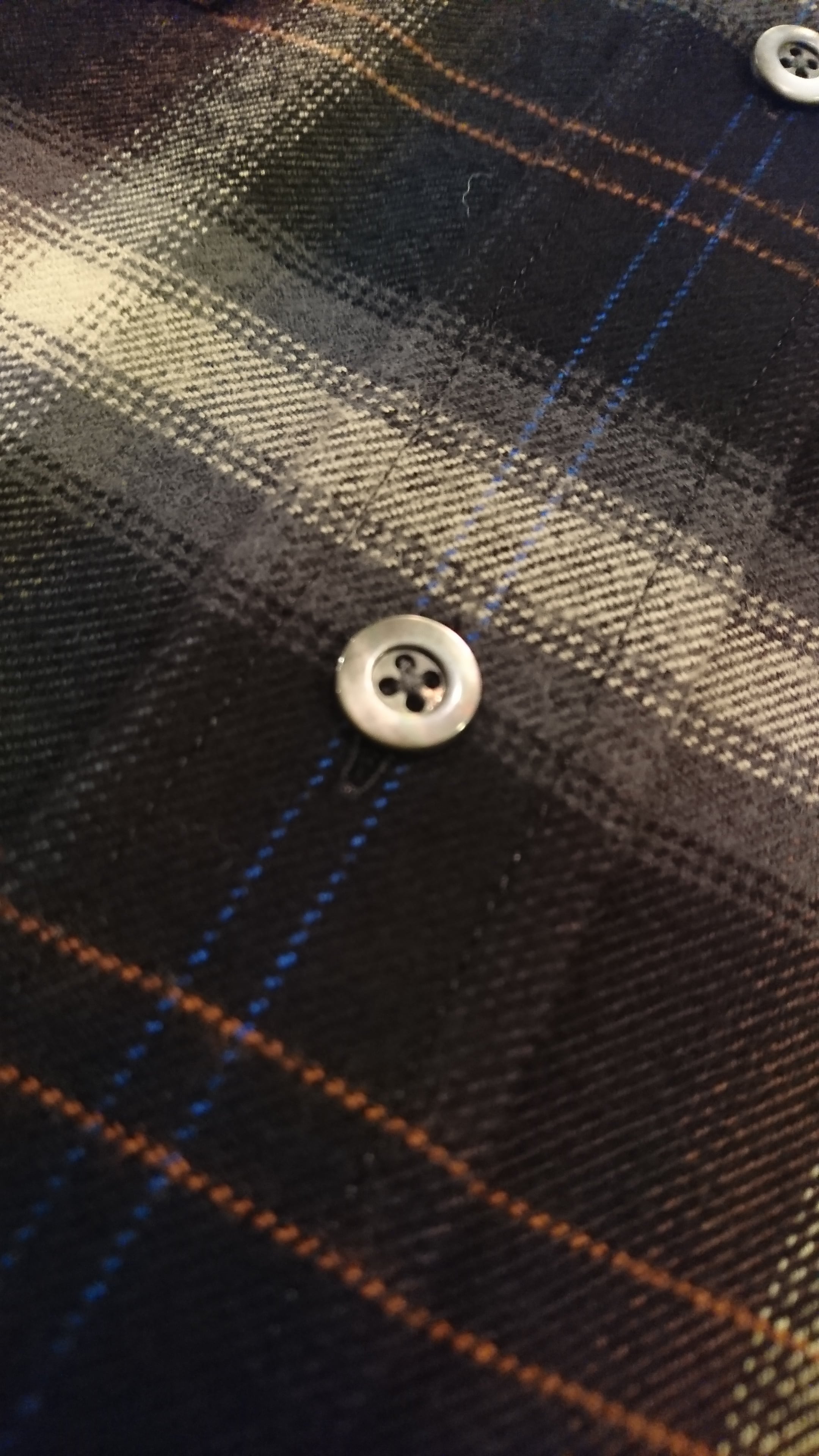 【WASEW】CHECK ONE SHIRT トワイライトグレー　Lサイズ WASEW 