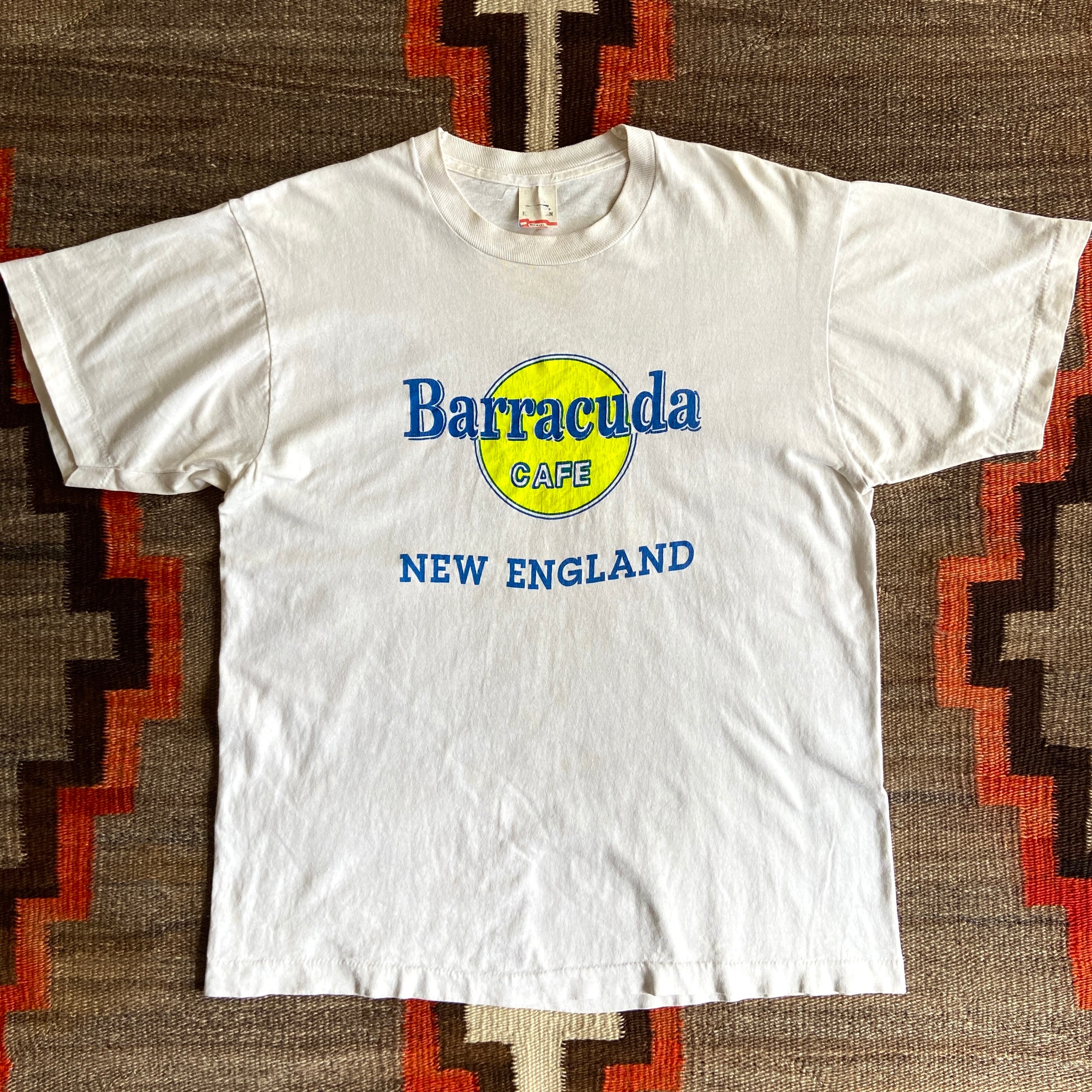 1980s Barracuda Cafe Tee L Made in USA H074