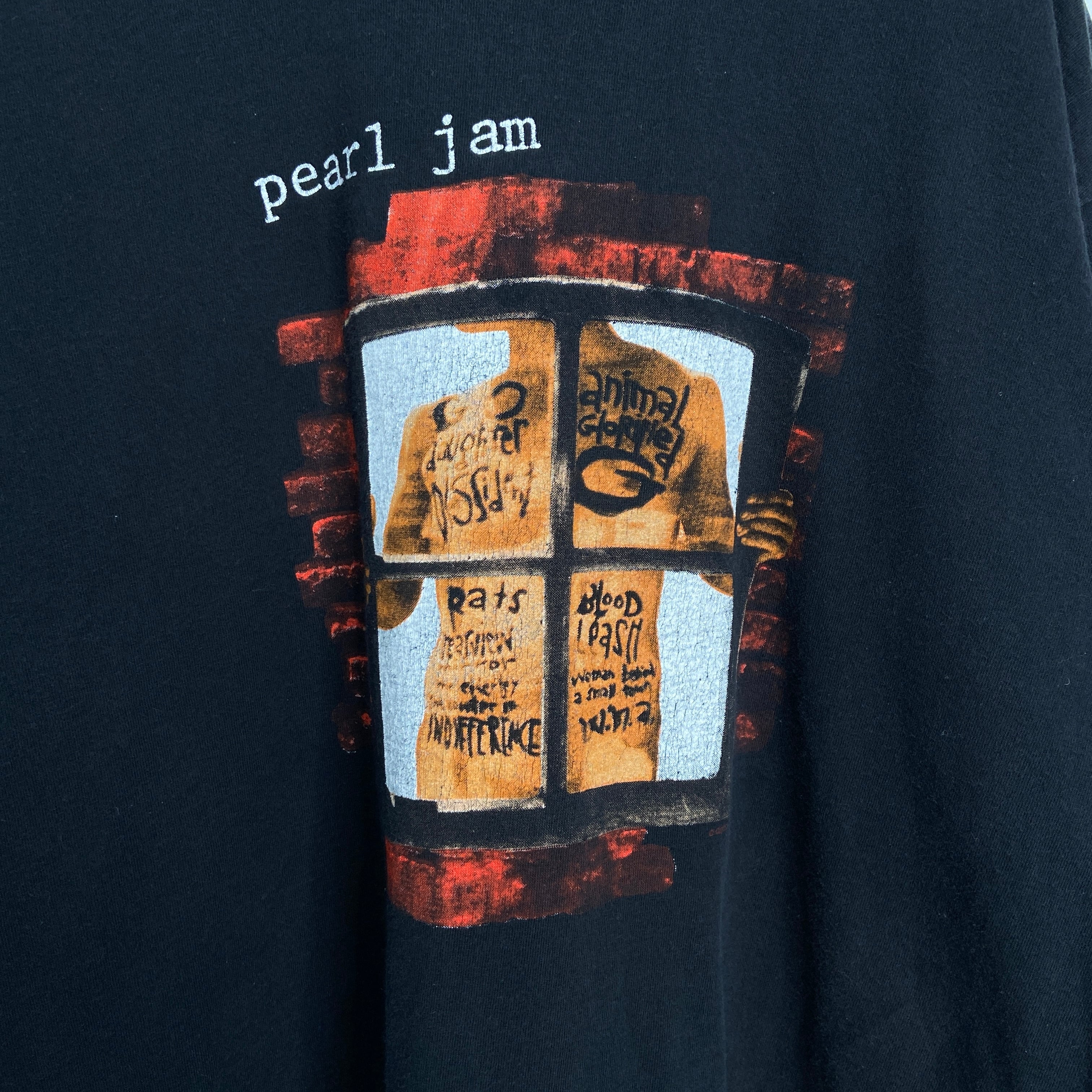 90s pearl jam パールジャム バンドTシャツ XL 黒 usa | 古着屋 Uan