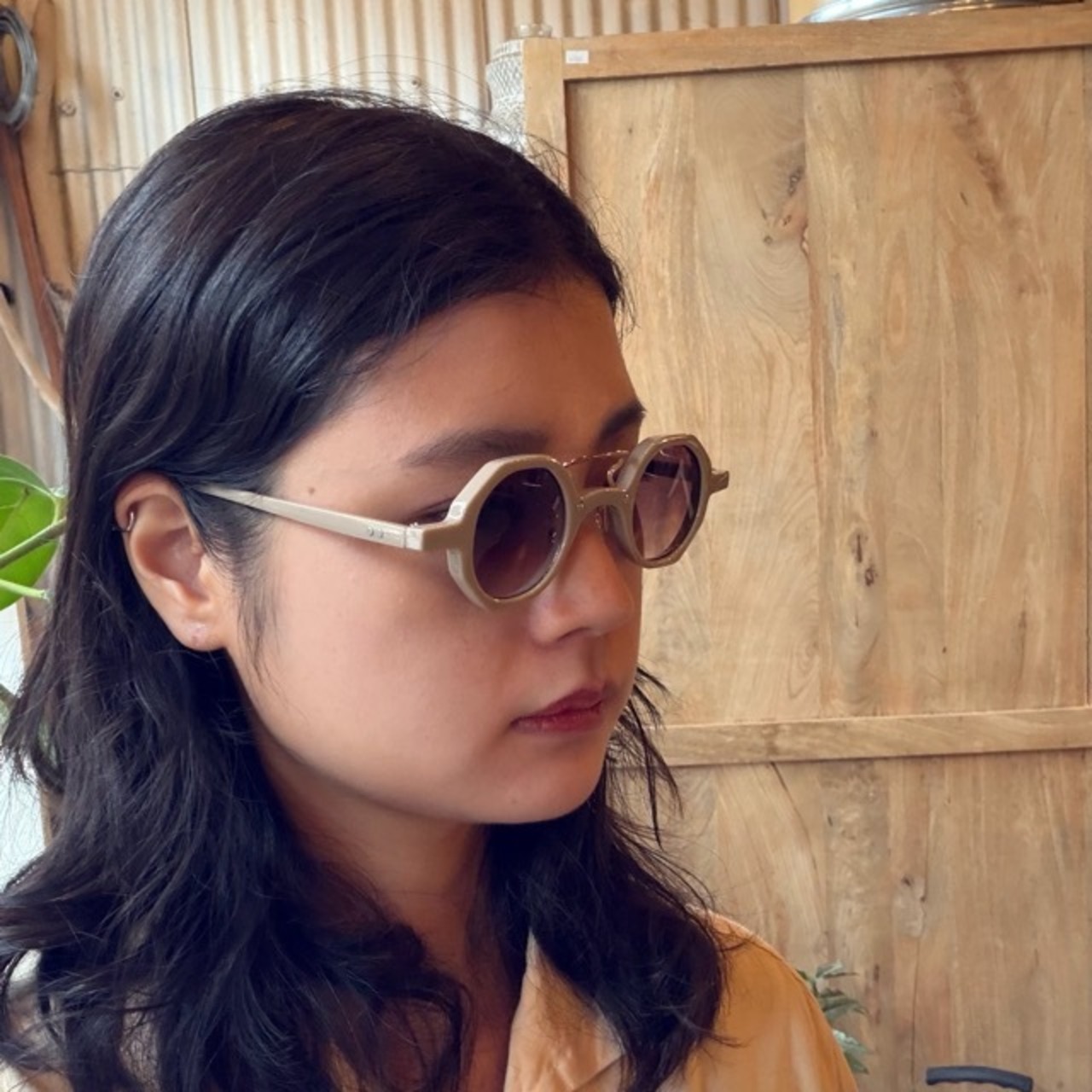 TOPANGA  accessory Vintage-style round sunglasses 3Color　ヴィンテージスタイルラウンドサングラス　サングラス　レトロ　ラウンドサングラス　Round　Sunglasses