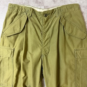 70's M-65 Cargo Pants US.ARMY 70年代 カーゴパンツ アメリカ軍 コットン ミリタリー ヴィンテージ ビンテージ  TT2026-0023