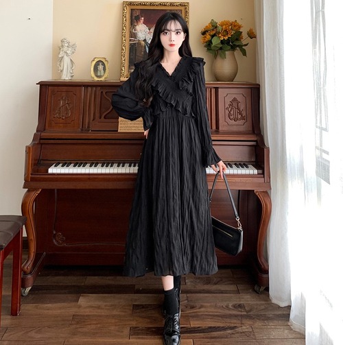 【大きいサイズM-4XL】【秋冬新作】ファッションワンピース#sctmfs-290757