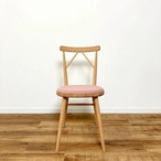 karimoku CONTRACT omi Armless Chair PURE OAK カリモク コントラクト ダイニングチェア ピンク ナラ ピュアオーク【中古】【200サイズ】