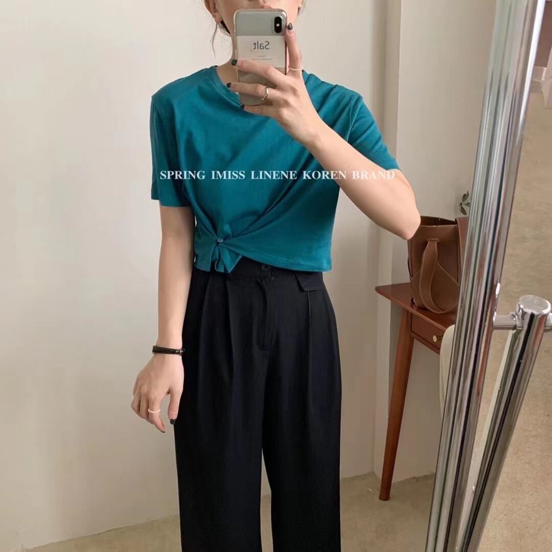 2wayシンプルTシャツ　AJ2205-655