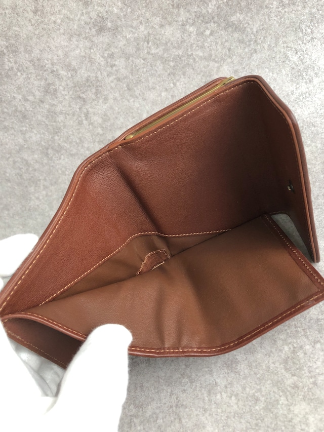 CELINE セリーヌ 財布 インディゴ ロゴ キャンバス 3つ折り財布 vintage ヴィンテージ オールド ddcaau