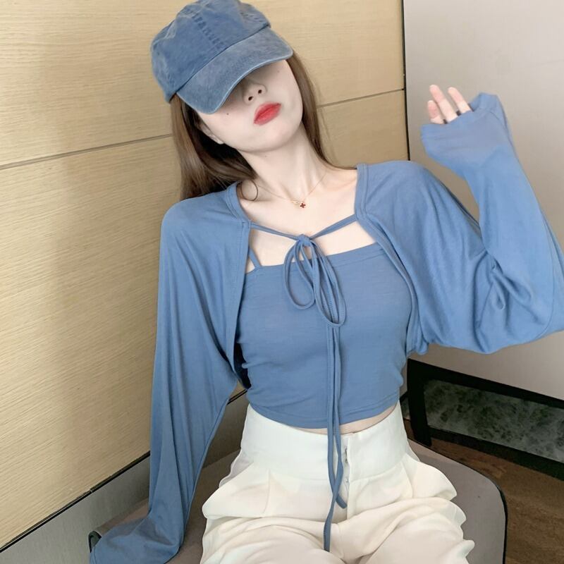 スタイルオータムショートカーディガン ロング 秋物 ハンチェンe60763031069