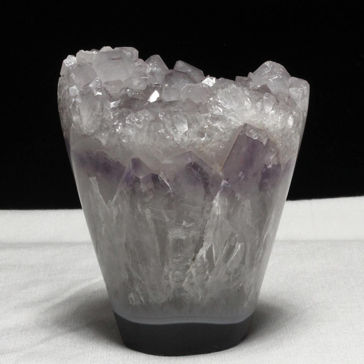 アメジスト クラスター アメジスト 原石 ウルグアイ産 花型 フラワー amethyst 一点物 282-738