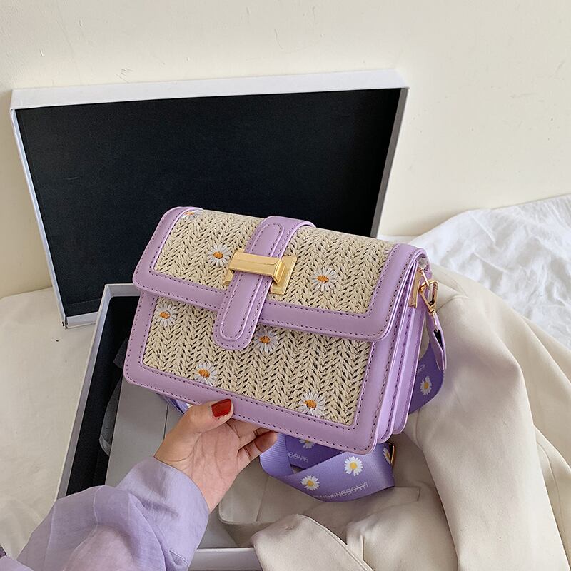 夏の小さなバッグ女性のバッグ2020新しい波ネット赤いファッションブロードバンドショルダーメッセンジャーバッグ夏の野生の小さな正方形のバッグ Tiancai_Wing_Bag6744212