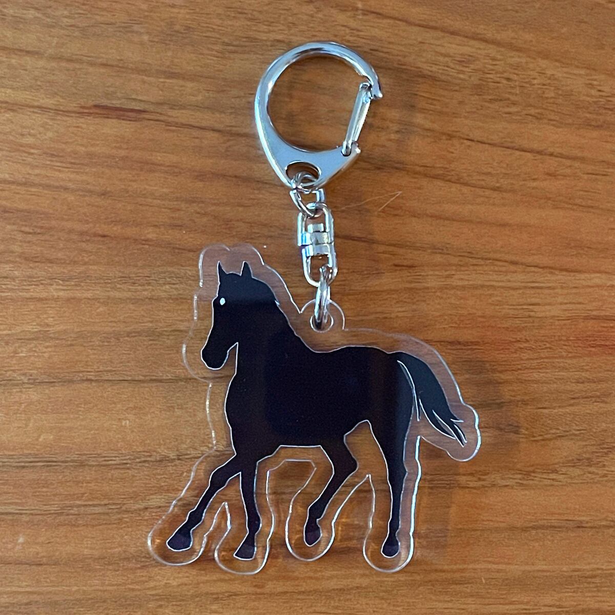 馬アクリルキーホルダー 《青毛》 | umaglove