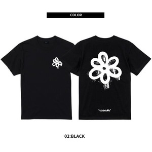 CODENAME 「”Spray Flower” S/S T-Shirts Black/White」
