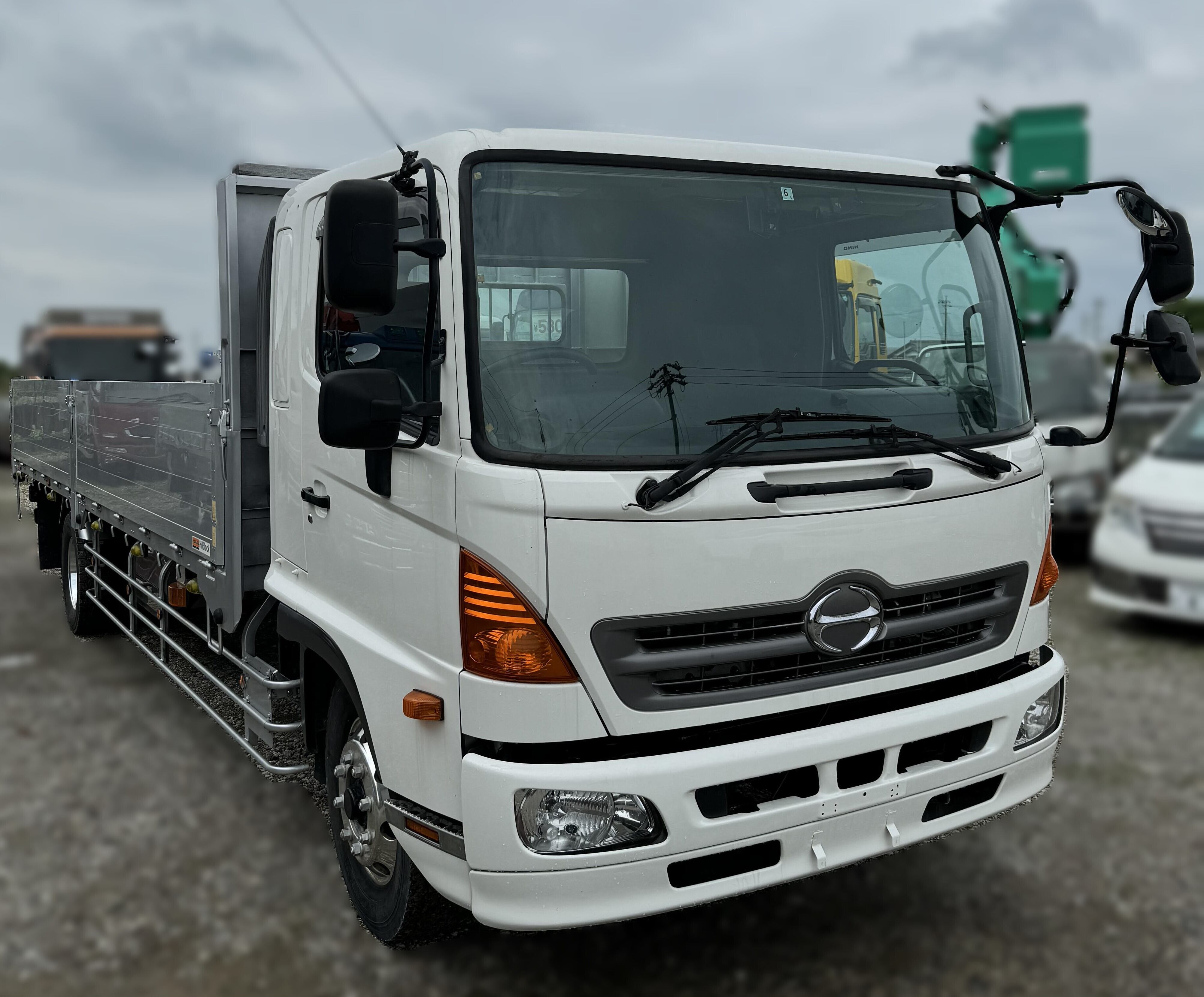 2025④ 日野レンジャーH27 平ボディ 増トン 最大積載量7700kg 5方開