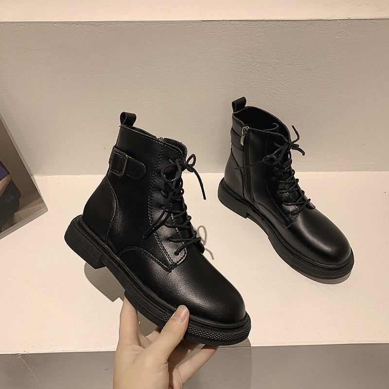 ブーツレースブラックレッドショート 靴 シューズ フェイクシューズ86174182807