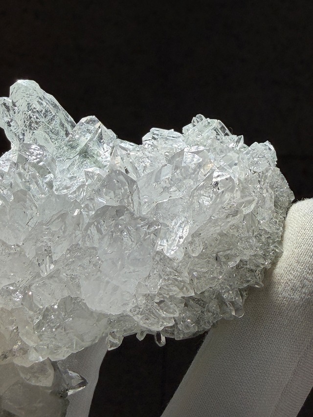 クォーツクラスター×クローライト【ML-0096】インド マニハール