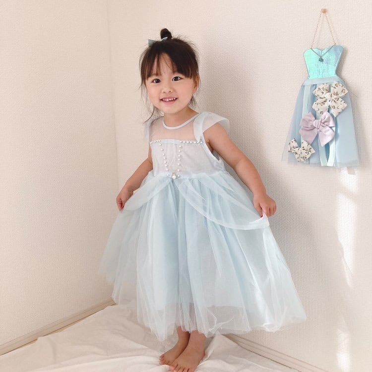 80-130【即納】シンデレラ風プリンセスドレス［プリンセスドレス