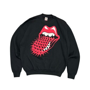 90s Rolling Stones Spike Tongue Sweat Shirt (XL)