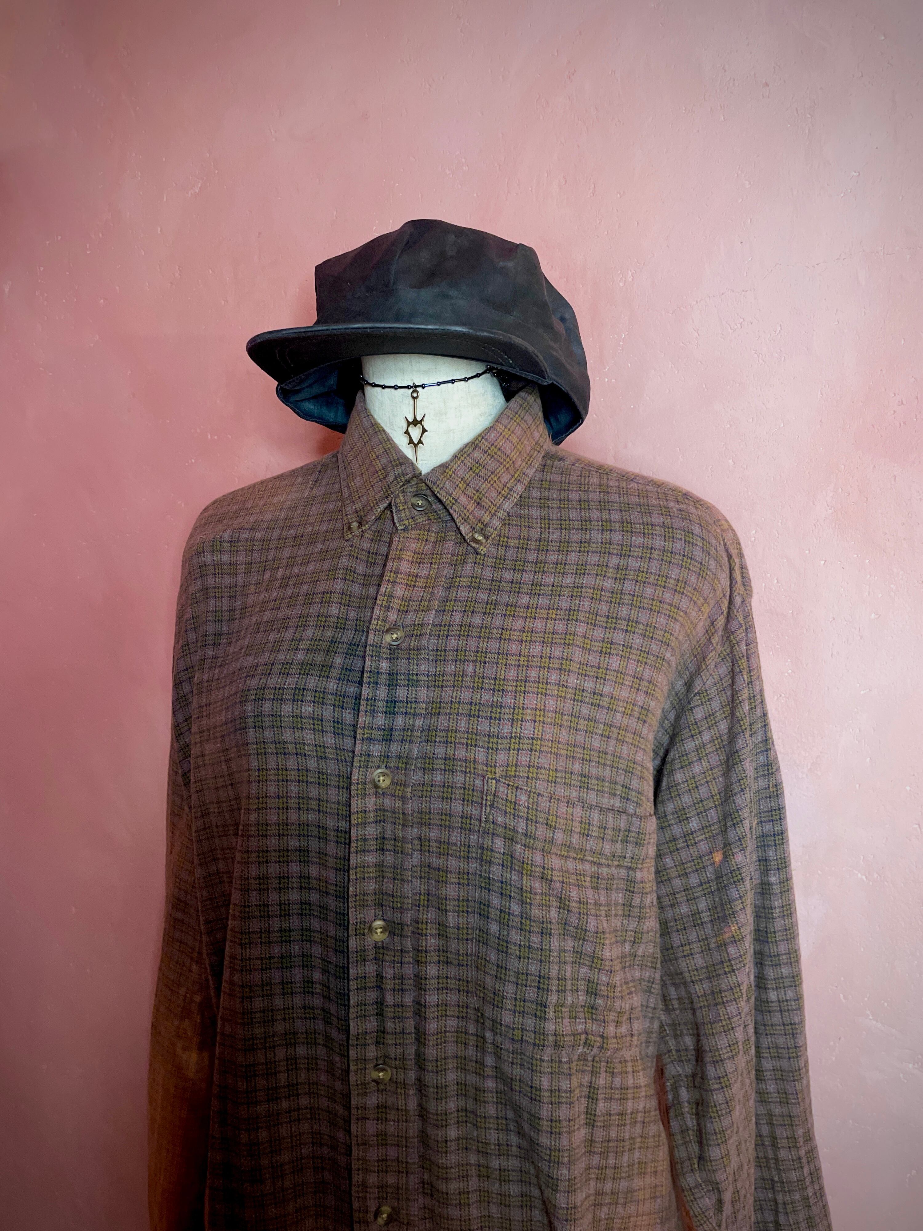 used bleach flannel shirt