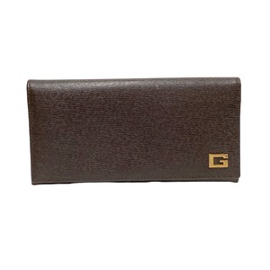 GUCCI グッチ レザー 長財布 ブラウン 7700-202206