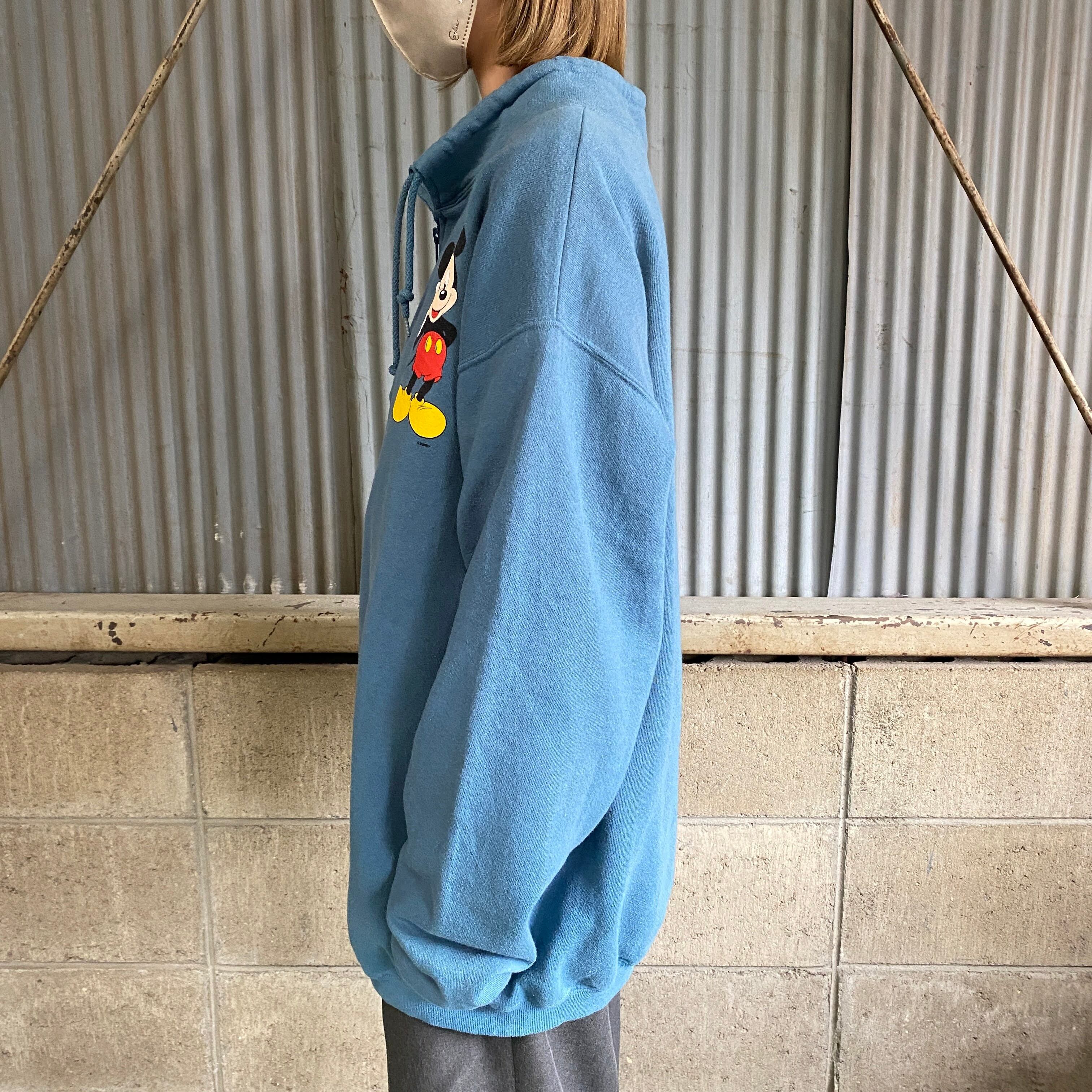 80~90年代 DISNEY CHARACTER FASHIONS MICKEY MOUSE ミッキーマウス キャラクタープリントTシャツ USA製 メンズXXL ヴィンテージ /eaa328669