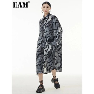 Shirt Spray Ovresize Dress【E0285】