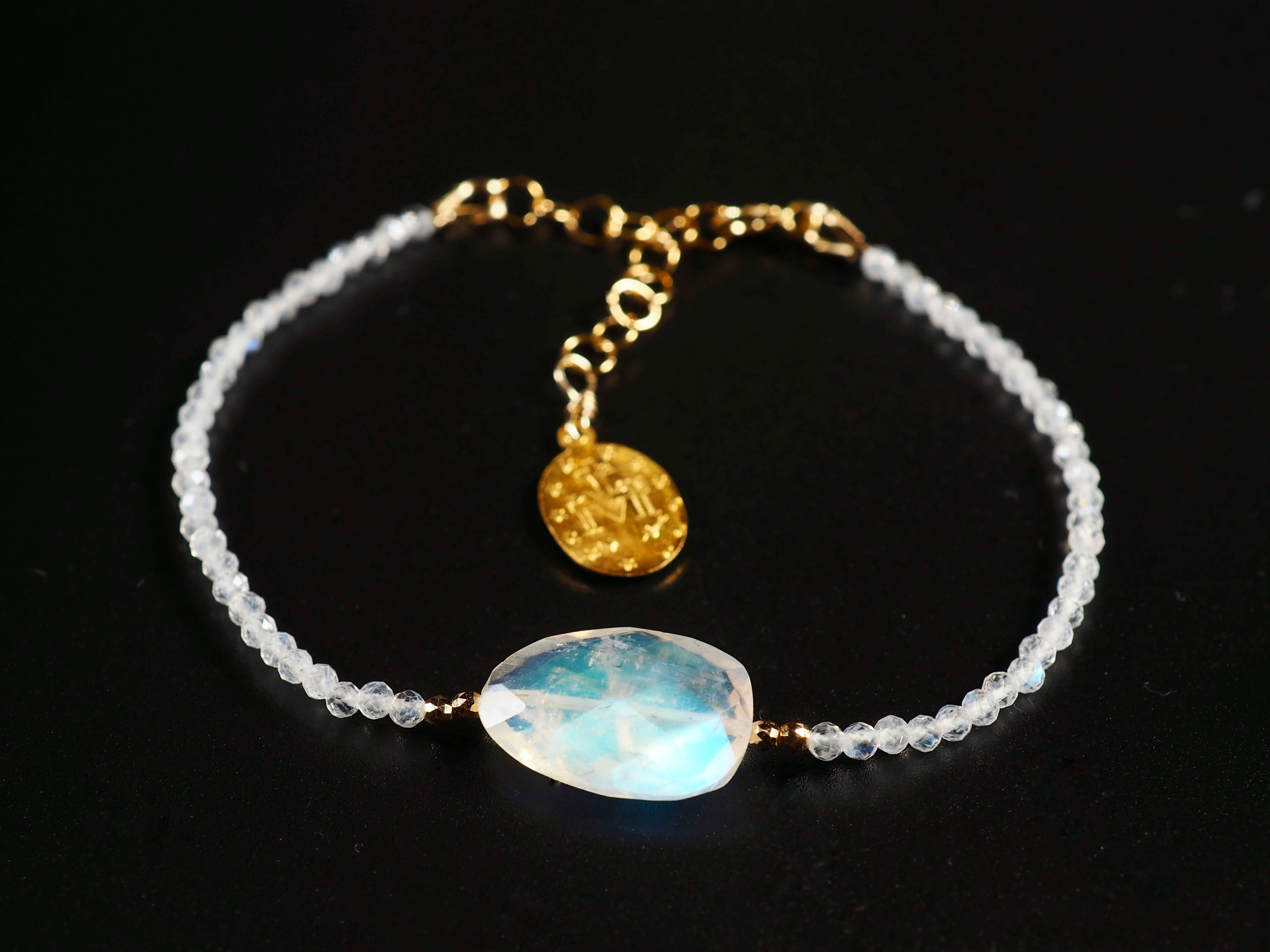 レインボームーンストーン】エナブレス | Enajewelry